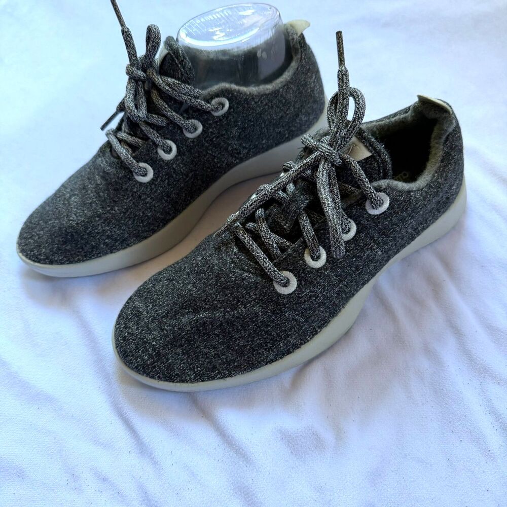 Allbirds Wool Runners Women’s Black Knit Lightweight Breathable Sneakers Size 8